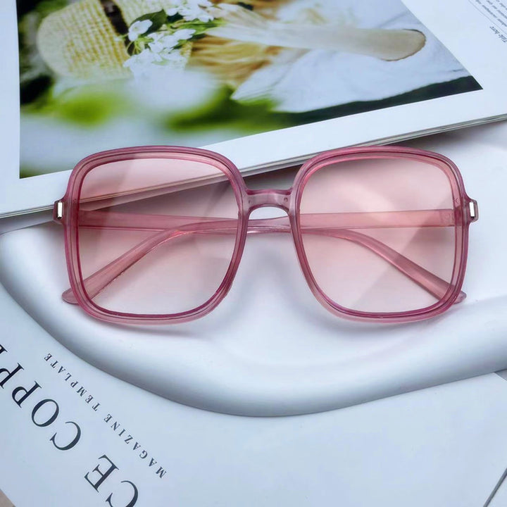 Oversized Retro Quadratische Sonnenbrille Karnz