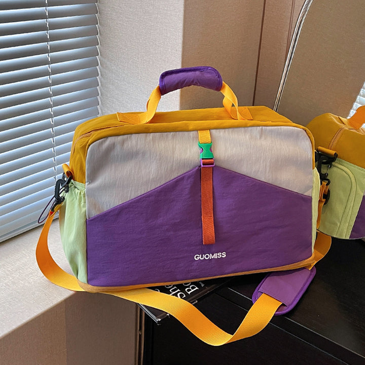 Farbenfrohe Mehrfach-Taschen Reise Duffel Tasche