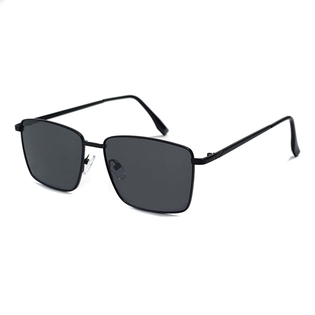 Herren modische quadratische Sonnenbrille mit UV-Schutz und ergonomischen Bügeln Karnz