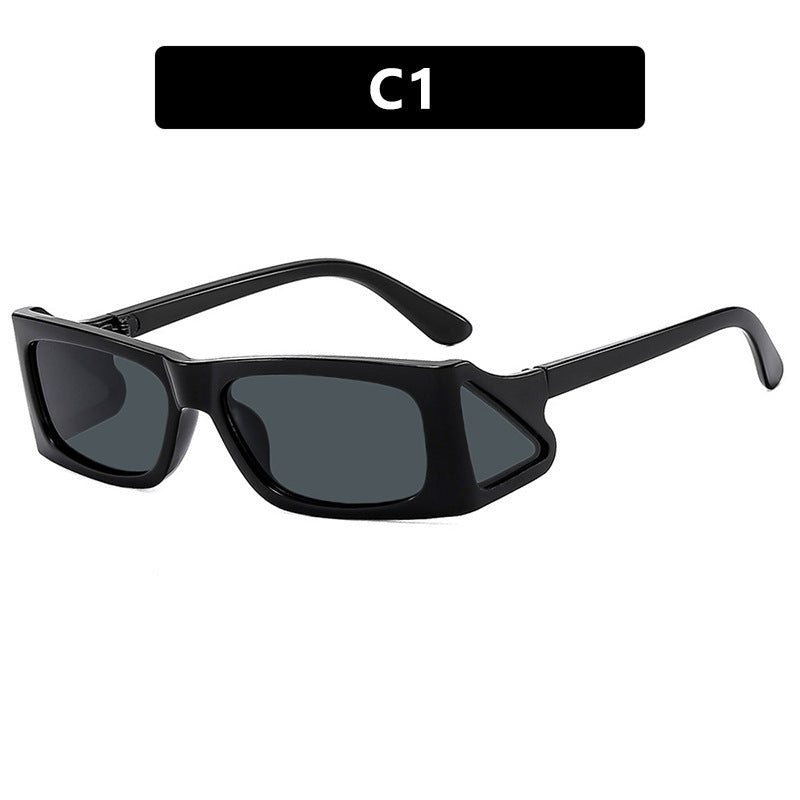 Damen extravagante Sonnenbrille im geometrischen Design Karnz