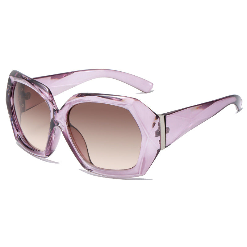 Damen Designer-Sonnenbrille im innovativen Polygon-Design Karnz