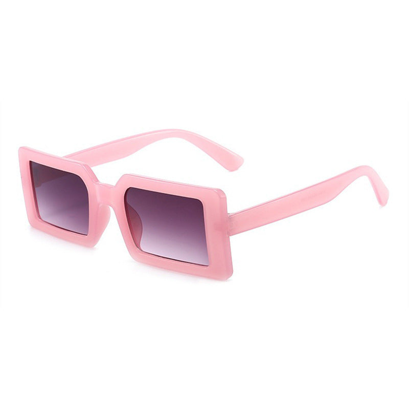 Schlank moderne quadratische Rahmen-Sonnenbrille Karnz