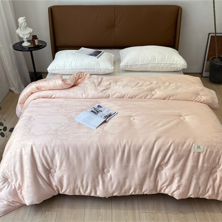 Luxuriöse Jacquard-Seiden-ähnliche hypoallergene Decke Duvet