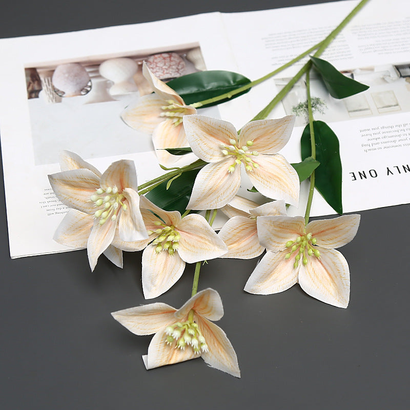 Realistische dekorative Blumenstängel
