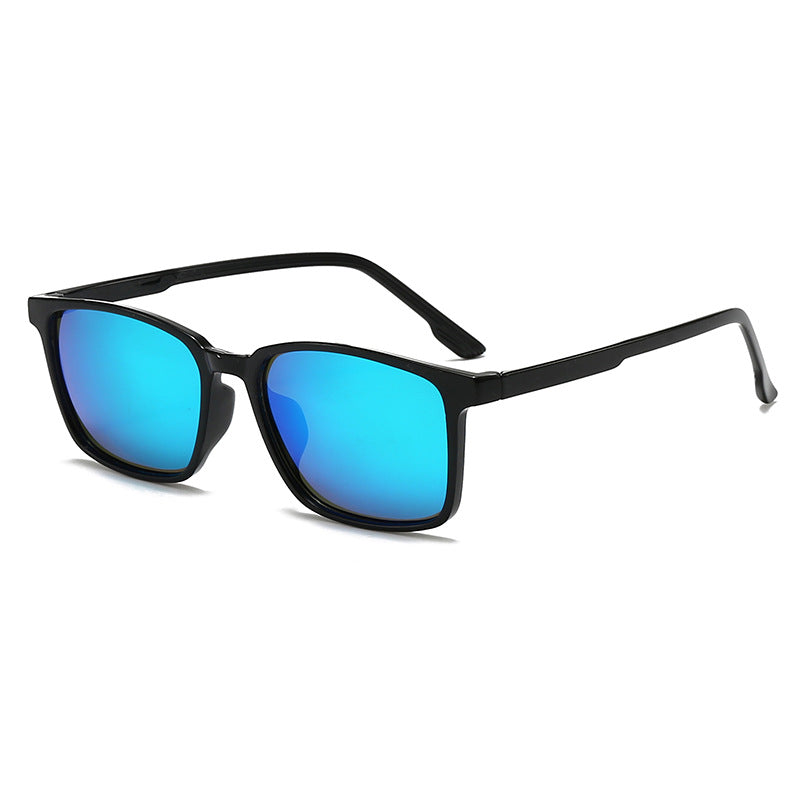 Stylische Quadratische Rahmen Sonnenbrillen