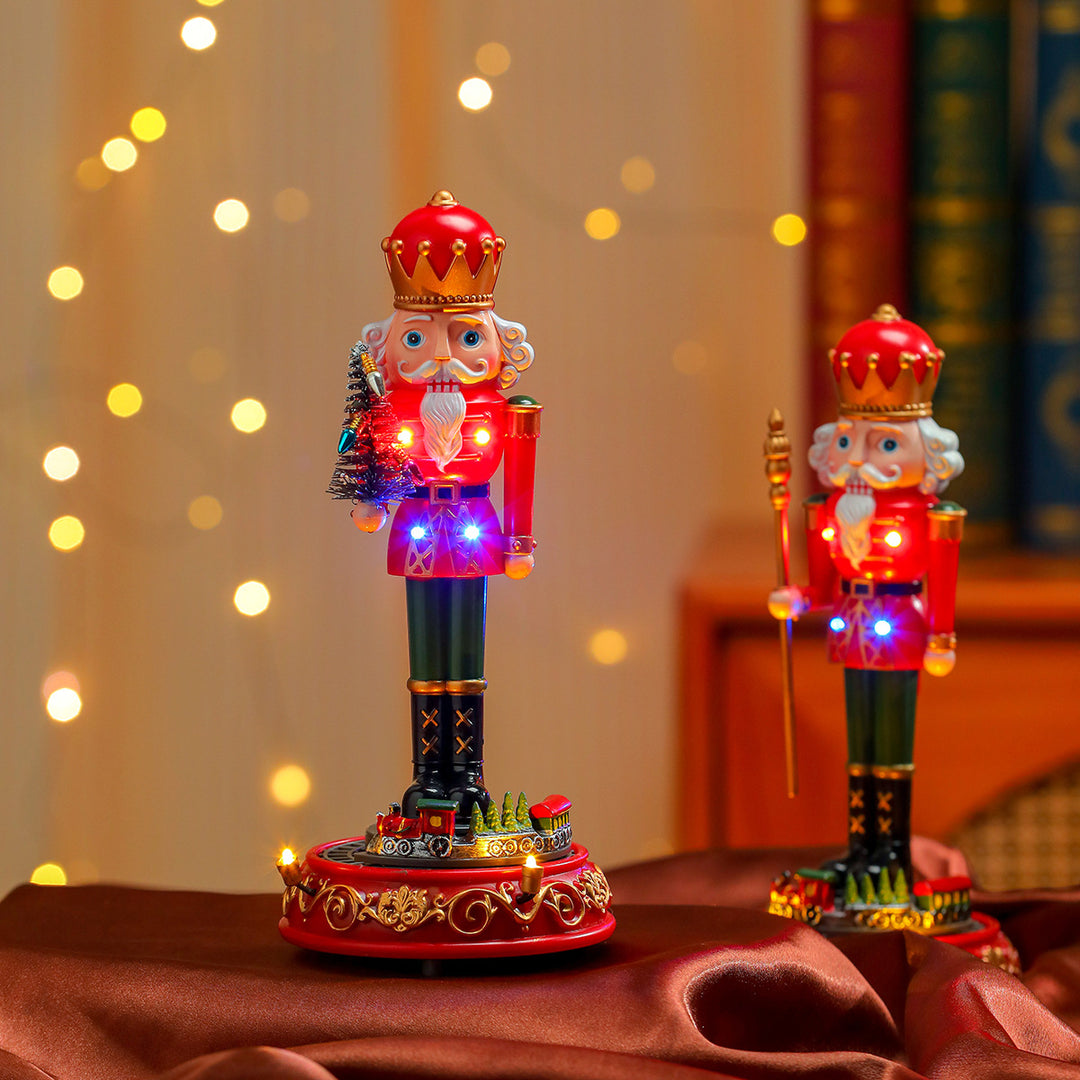 LED beleuchtete Nussknacker-Figurine Karnz