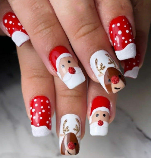 Festliches Feiertags-Nagelkunst-Set Karnz