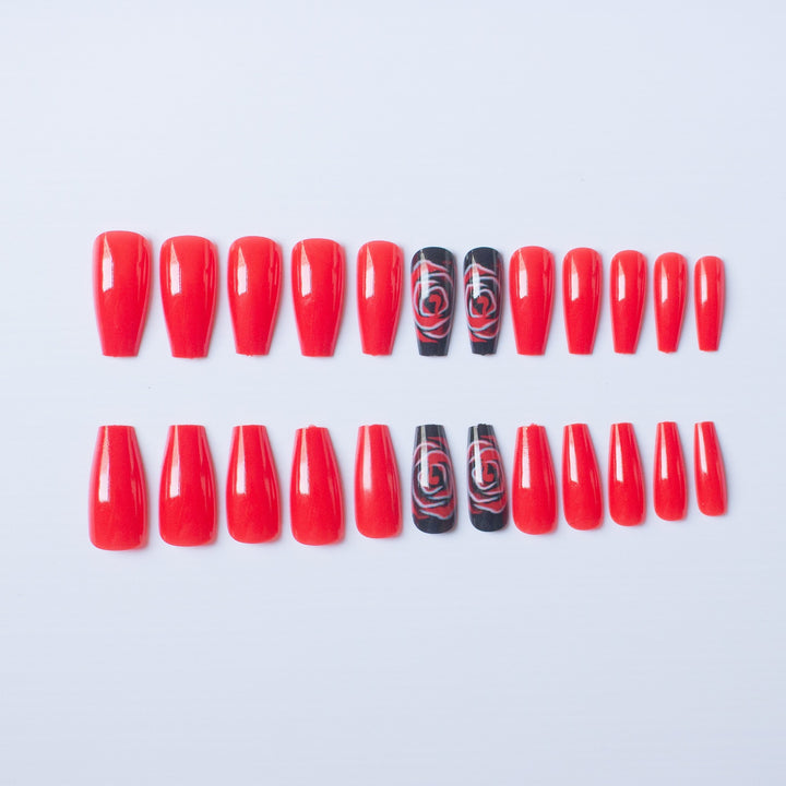 Künstlerisches Langne Nail Art Design