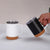 Damen eleganter Kaffeebecher mit Korkboden und durchsichtigen Deckel Karnz