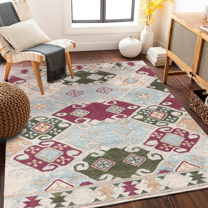 Vintage-inspirierter floraler Teppich