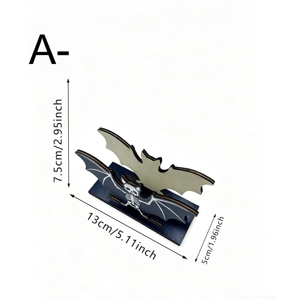 Kreativer Kartenhalter in Fledermausform Karnz