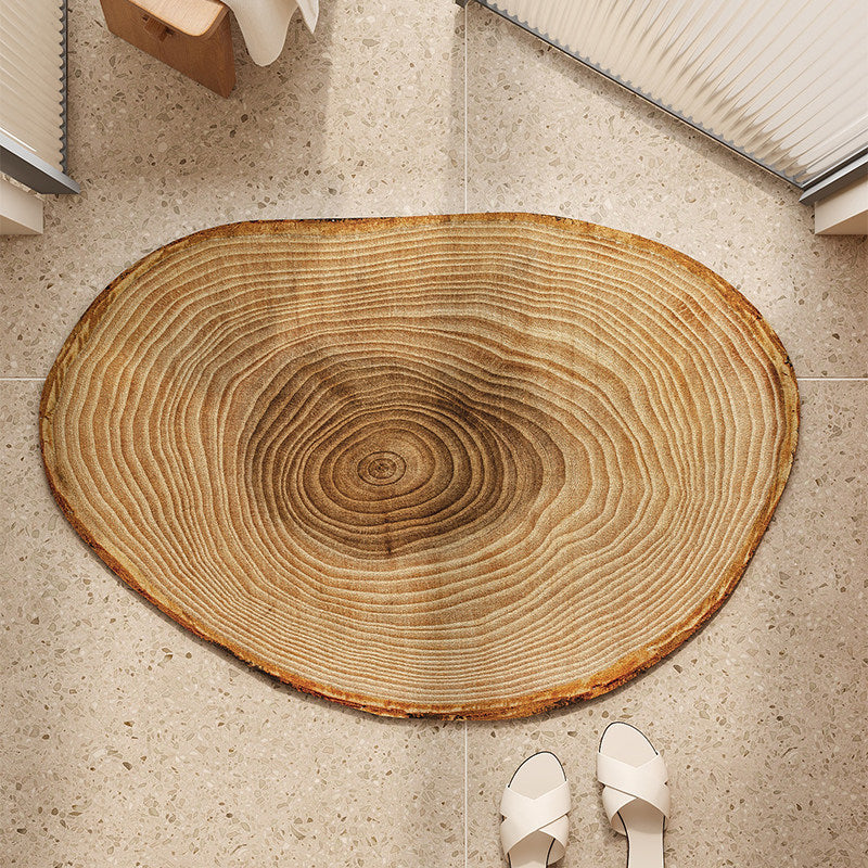 Absorbent Quick-Dry Bamboo-Style Cloud-Shaped Bath Mat