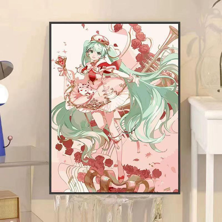 Anime-inspirierte dekorative Wandkunst Karnz