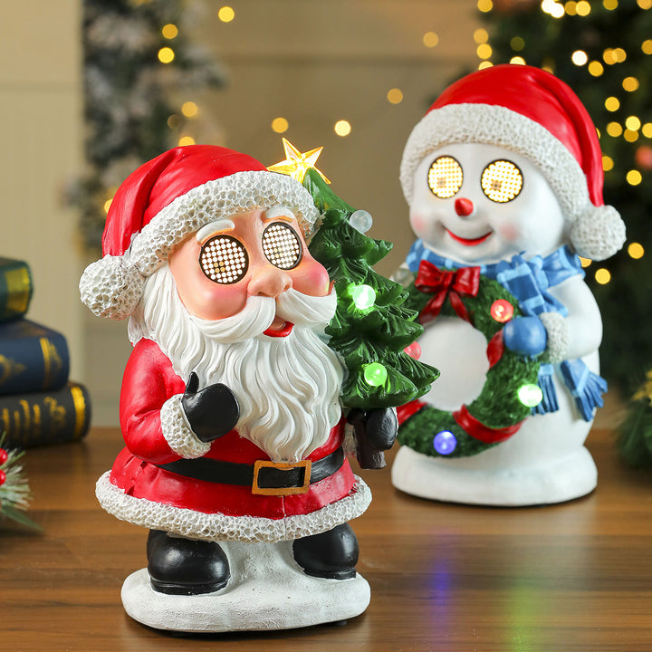 Dekorative LED Leuchtende Rentierfigur Schale