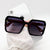 Damen Modische Sonnenbrille mit markantem eckigen Rahmen und luxuriösen Akzenten Karnz