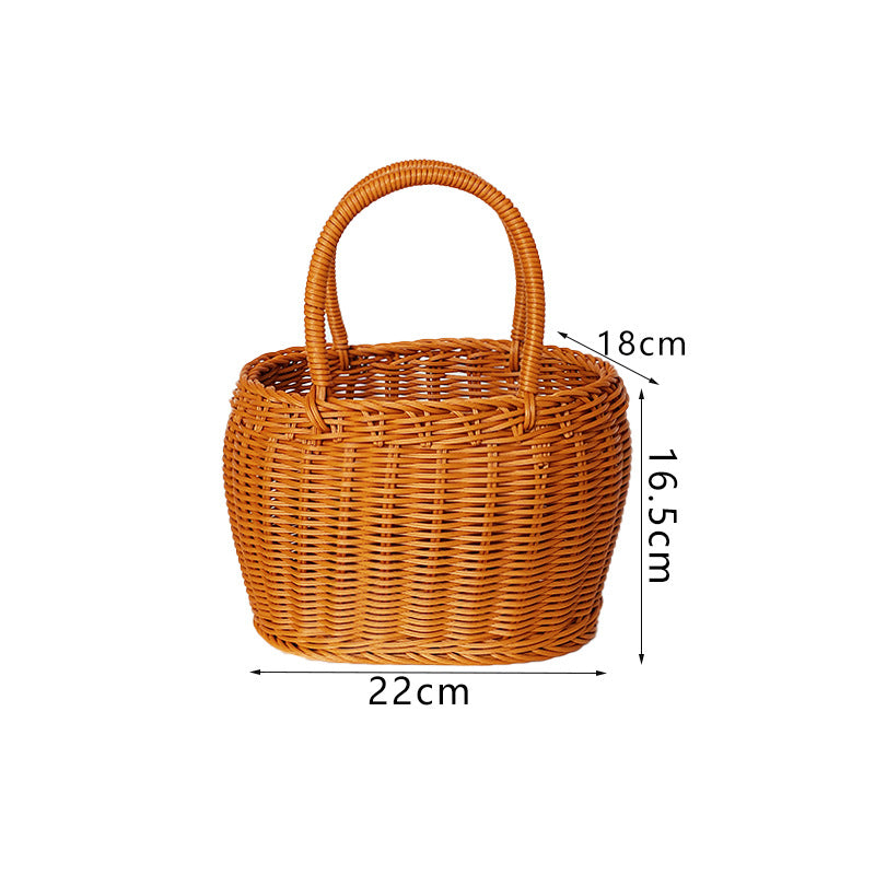 Stylischer handgewebter Weidenpicknickkorb Karnz