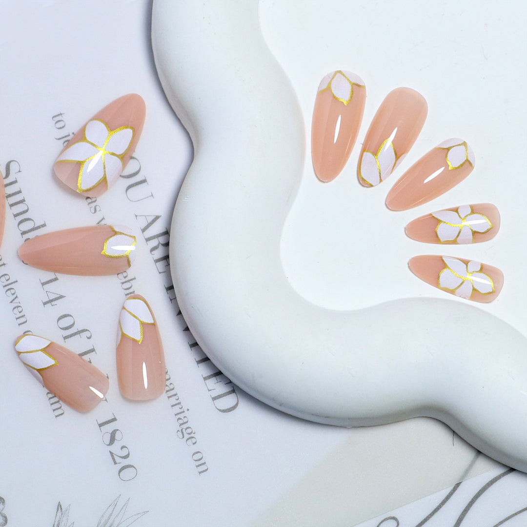 Floral Art Press-On Nail Set Karnz