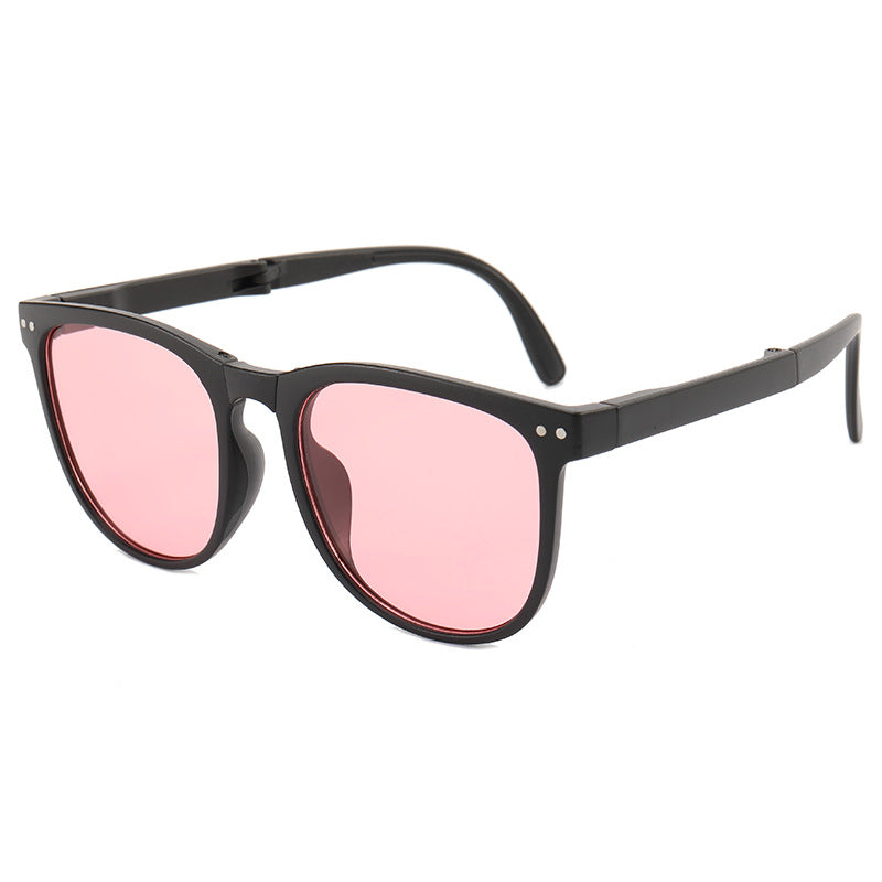 Damen modische Oversized-Sonnenbrille mit verspiegelten Gläsern Karnz