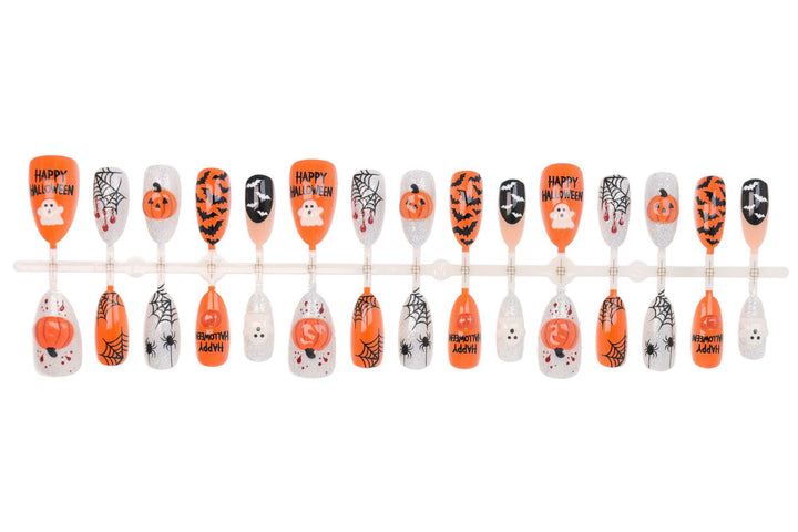 Kunstnagelset mit Halloween-Motiven Karnz 1787560980