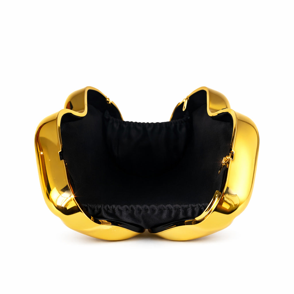 Skulpturale Lippenförmige Clutch
