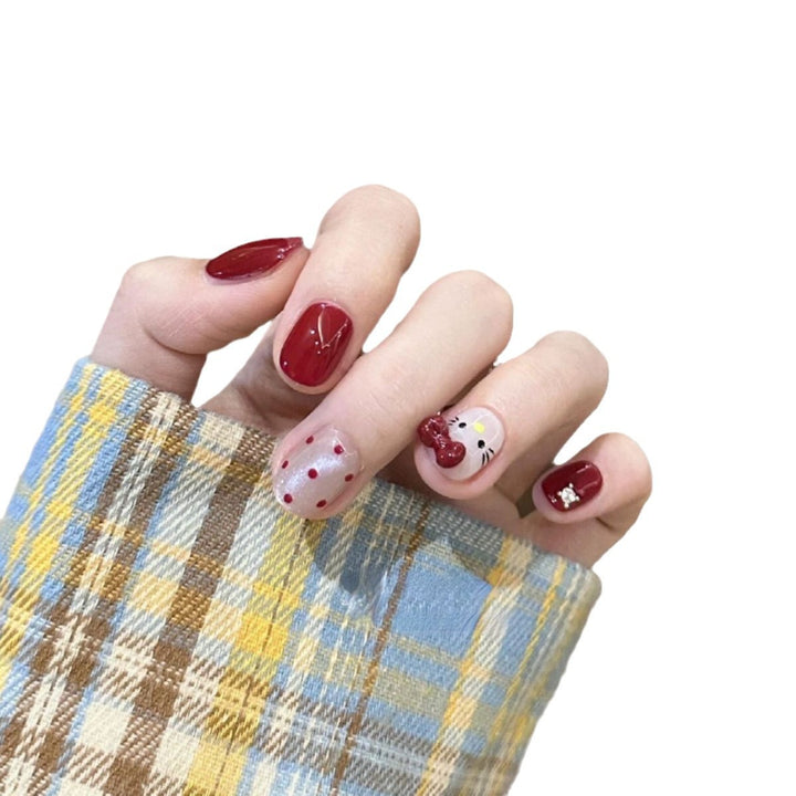 Kunstnagelset mit Verspielten Motiven Karnz