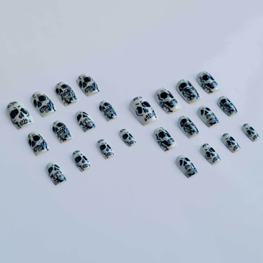Gothic Skull Nagelkunst Set