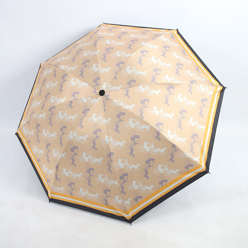Damen Falt-Regenschirm mit einzigartigem Tiermotiv Karnz