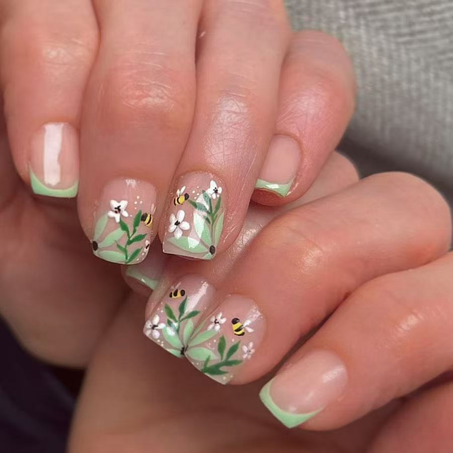 Botanische Nagelkunst Verbesserungen Karnz