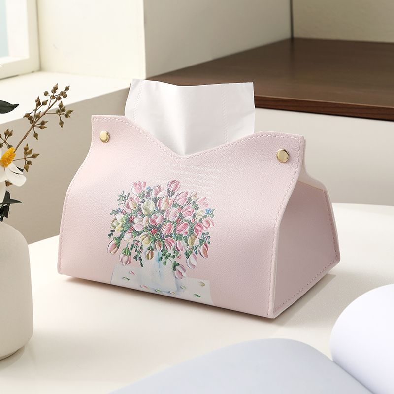Dekorativer Blumenmuster-Gewebe-Boxabdeckung Karnz