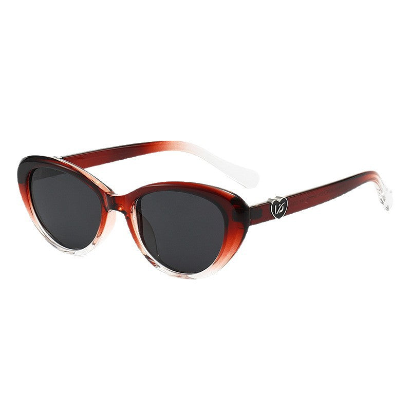 Damen stylische Cat-Eye Sonnenbrille mit UV-Schutz und komfortablem Gestell Karnz