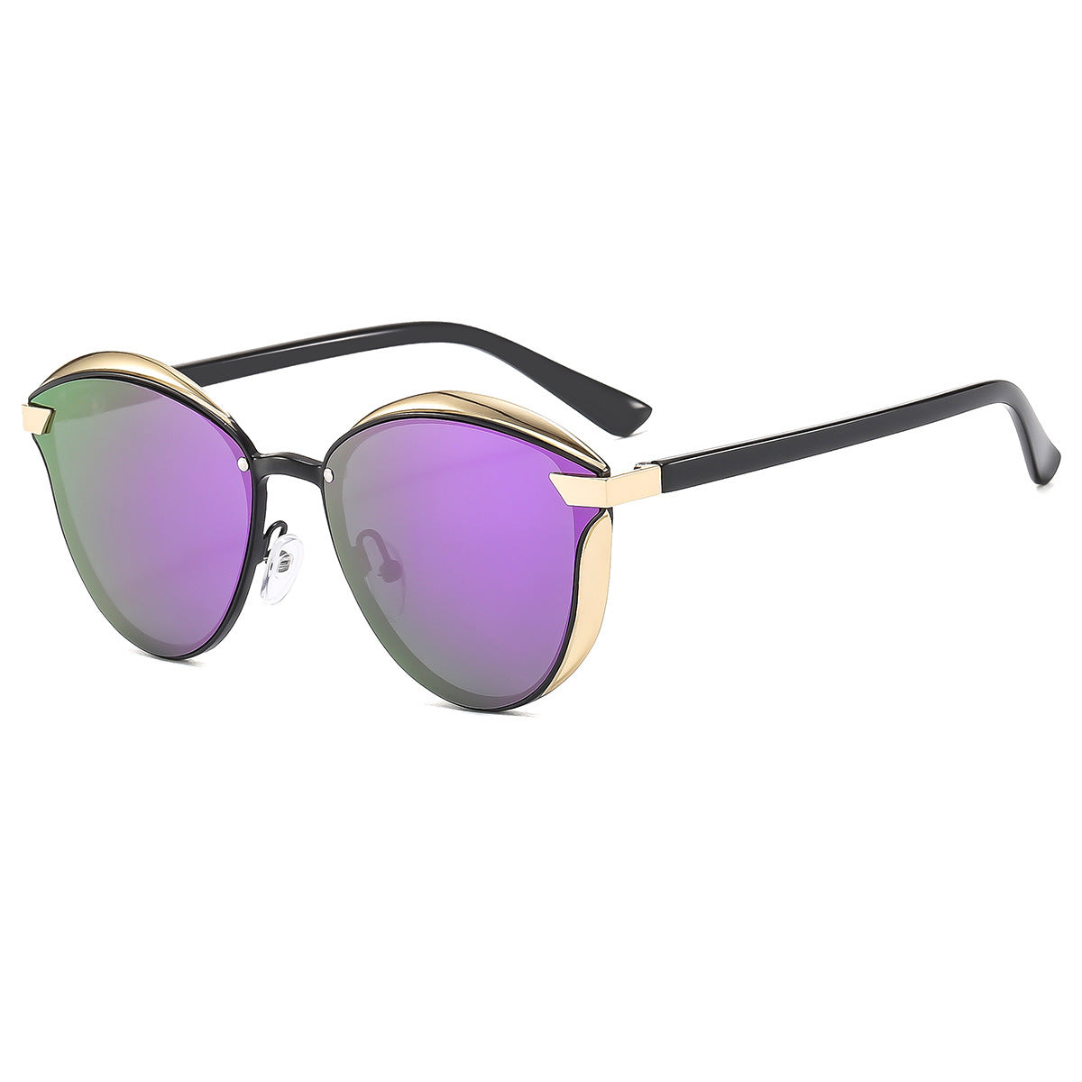 Damen Designer-Sonnenbrille mit edlem Facettendesign und hochwertigem UV-Schutz Karnz