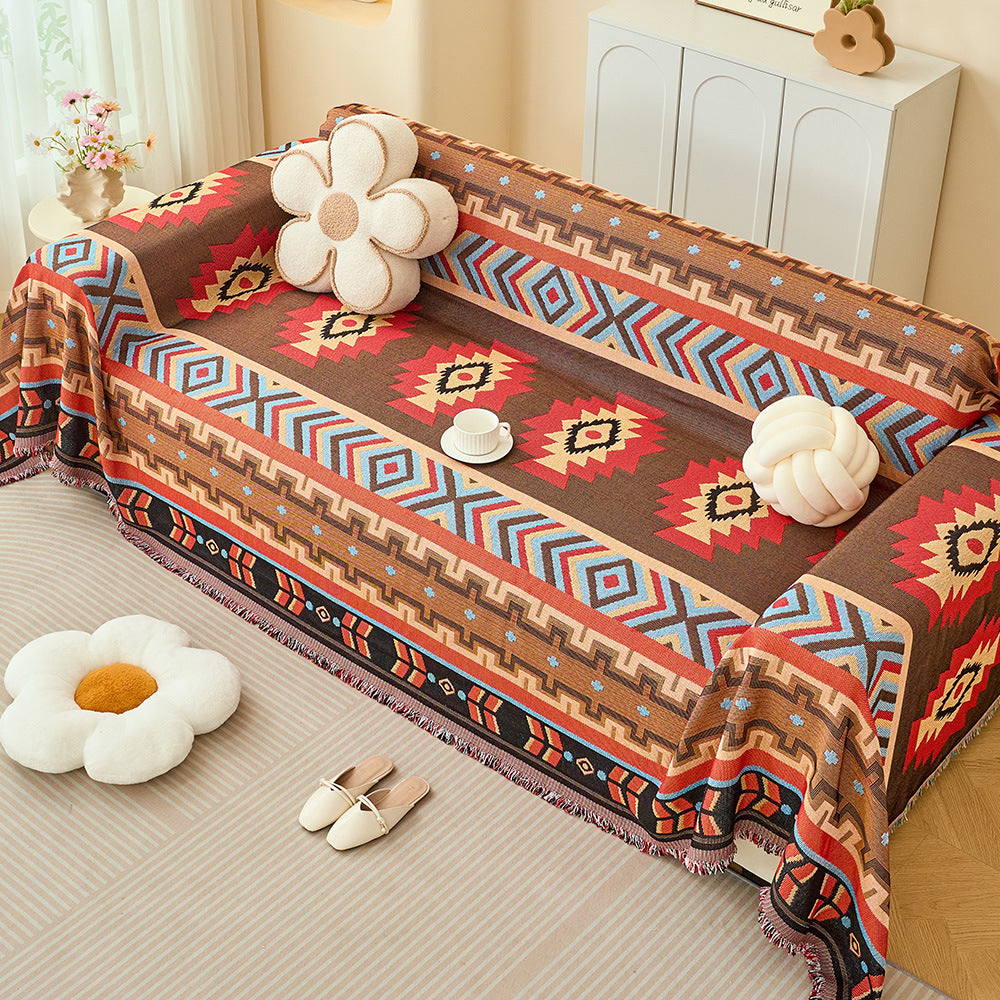 Dekorative geometrische Muster Sofa Wurfdecke