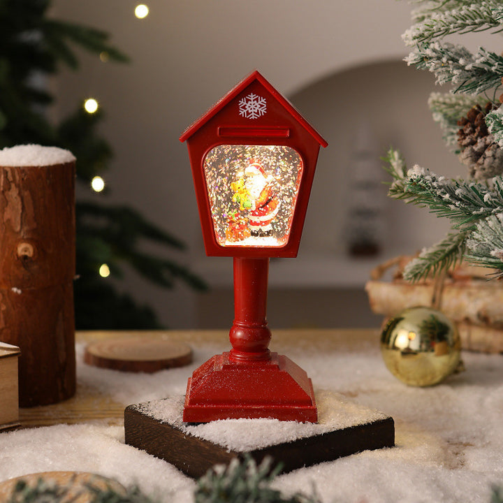 Beleuchtete Weihnachtslaterne Karnz