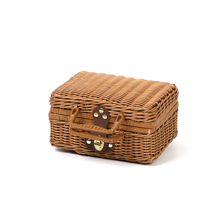 Dekorative Geflochtene Andenkenbox Karnz