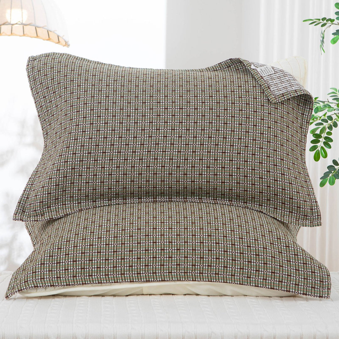 Damen Kissenbezug mit filigranem Blumenmotiv Karnz