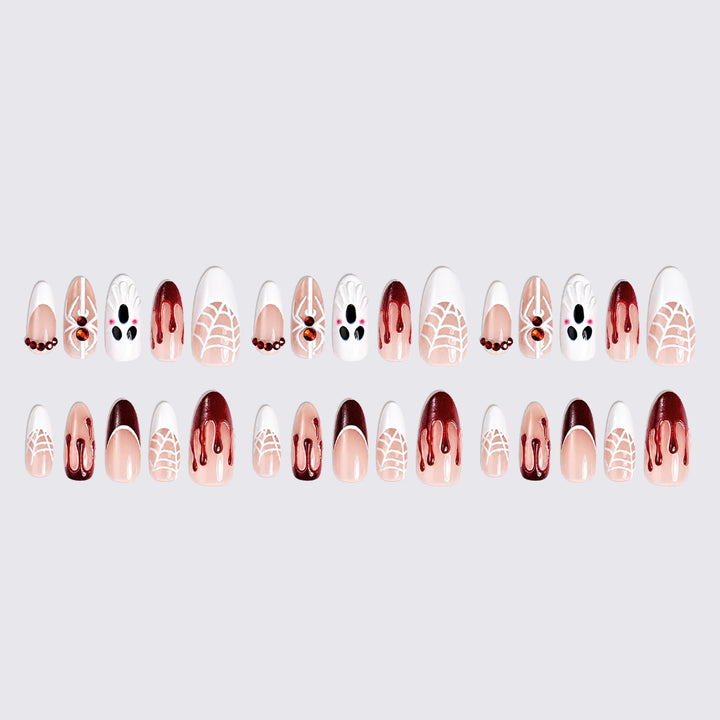 Halloween inspiriertes Kunstnagelset Karnz