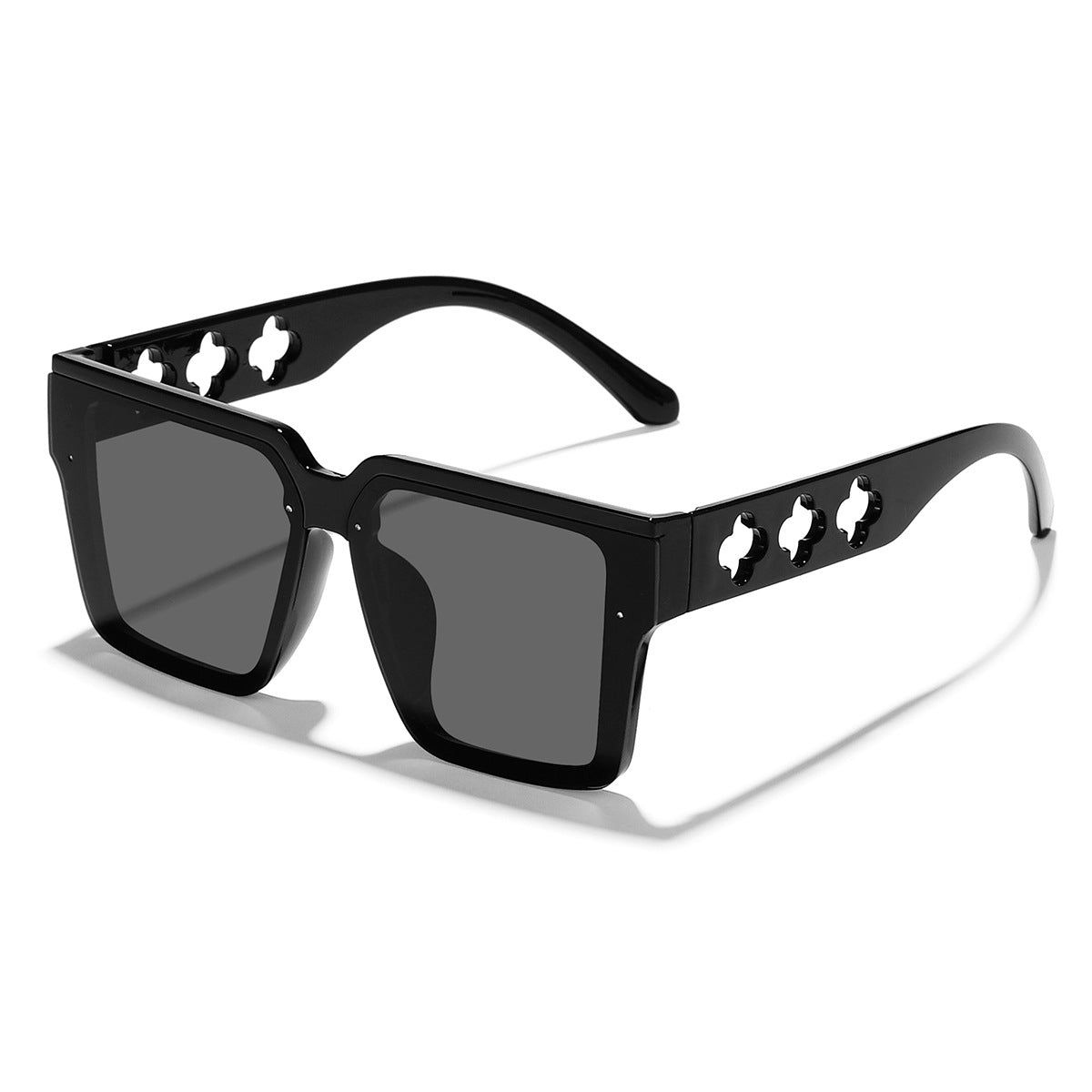 Damen modische quadratische Sonnenbrille mit einzigartigem Design Karnz