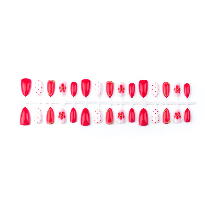 Künstlerische Florale Nagelkunst Karnz