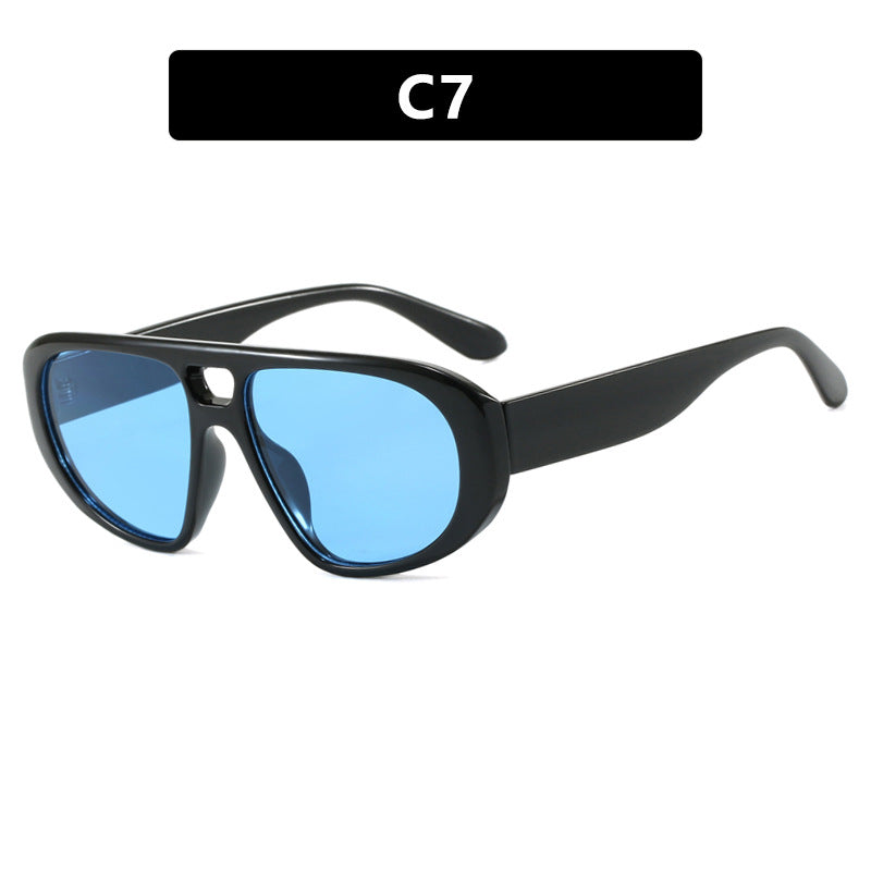 Damen sportliche Sonnenbrille mit breitem strapazierfähigem Rahmen und polarisierten Gläsern Karnz