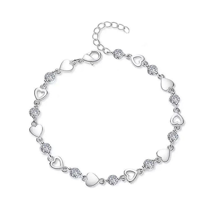 Herz-inspiriertes Charm-Armband Karnz