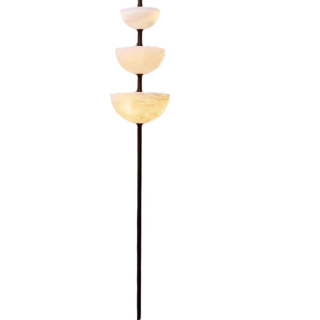 Künstlerische Alabaster Stehlampe