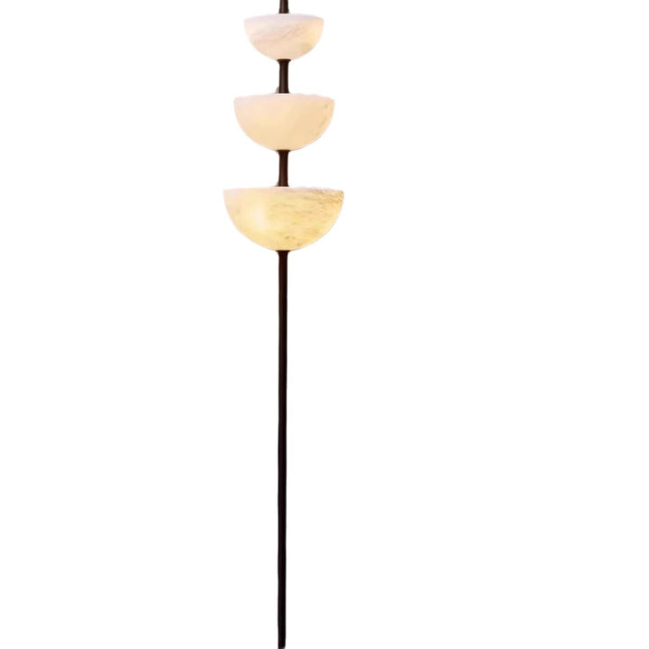 Künstlerische Alabaster Stehlampe