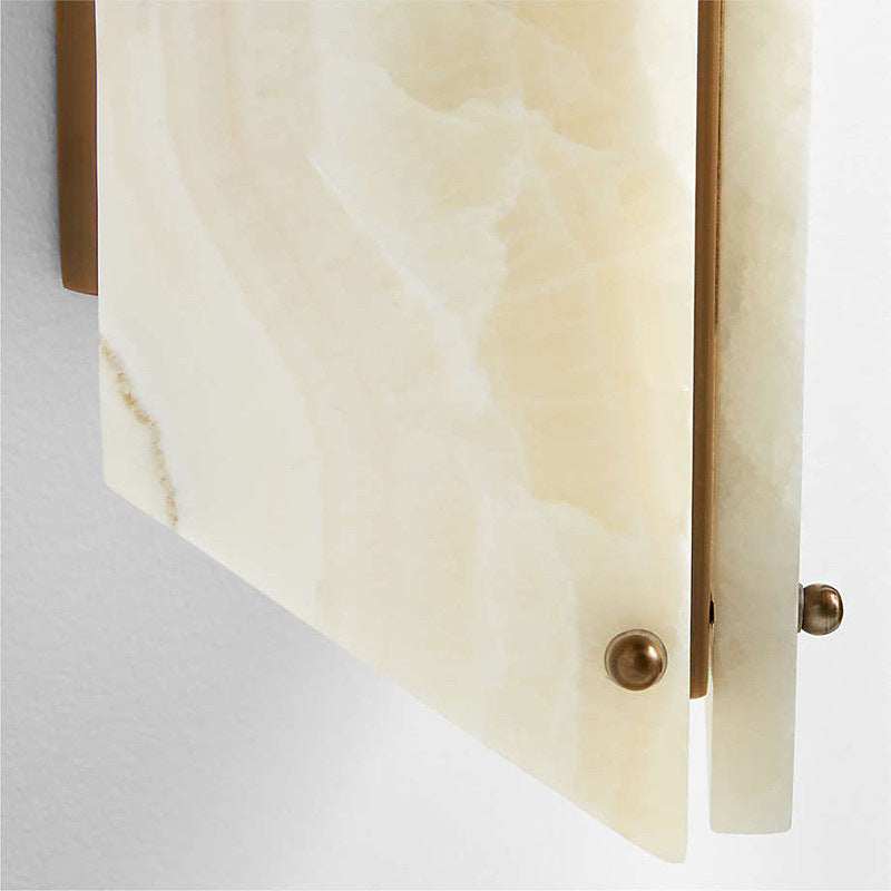Elegante Steinwand-Lampe