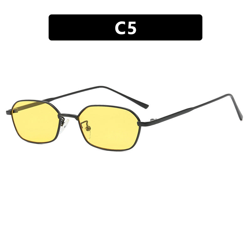 Damen geometrische Sonnenbrille im minimalistischen Design Karnz