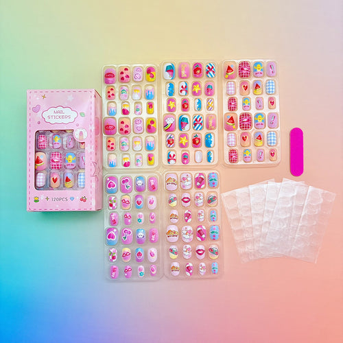 Kreatives Cartoon Nagelkunst Aufkleber Set Karnz