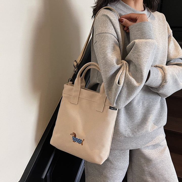 Stylische Canvas-Handtasche Karnz
