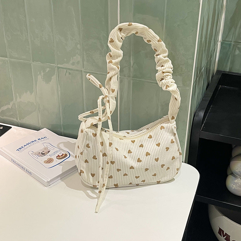 Charmante Herz-Muster Handtasche