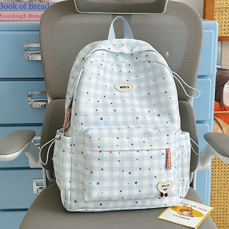 Stylischer kariert Mini Rucksack Karnz