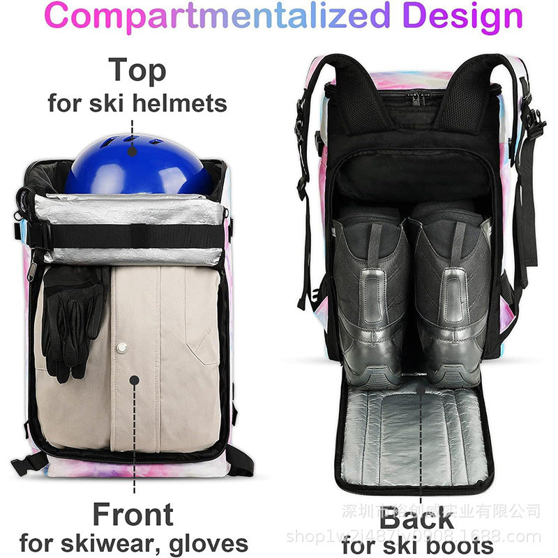 Stylischer Aquarellmuster-Rucksack Karnz