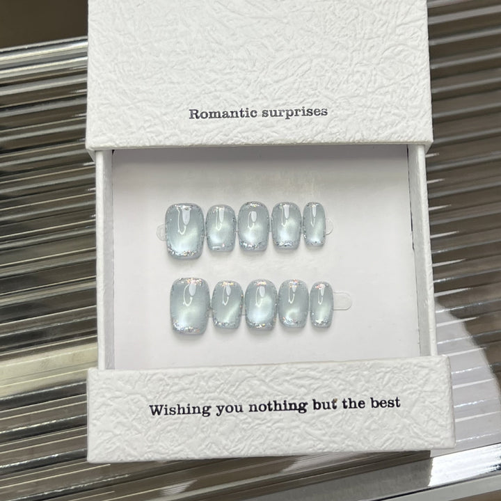 Luxuriöses Gel Press-On Nagelset